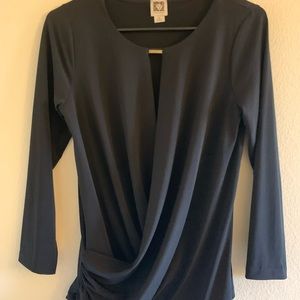 Anne Klein Black Shirt